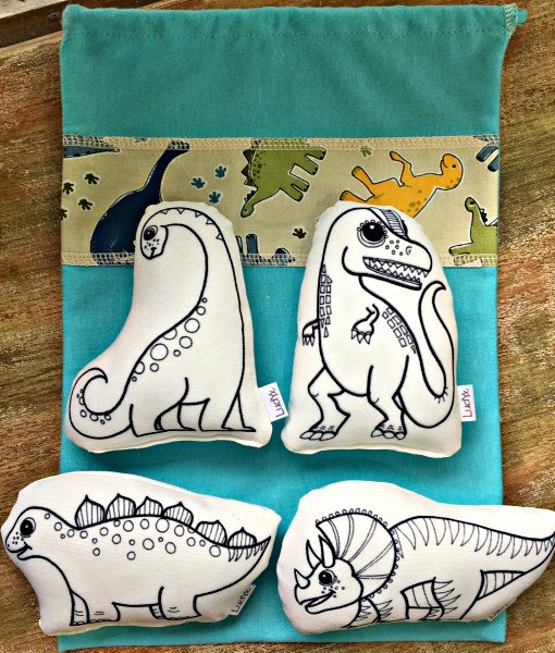 Tecido coleção DINOSSAUROS (8 dinos)