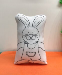 Tecido  COELHO COM ROUPA