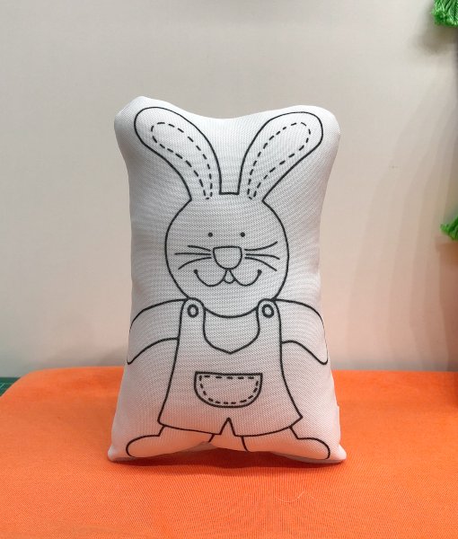 Tecido COELHO COM ROUPA