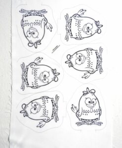 Tecido galinha pintadinha