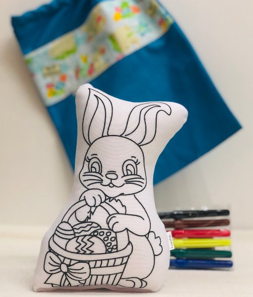 Tecido COELHO COM OVOS