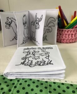 Tecido  livro pintar e lavar: SÍTIO - Imagem 3