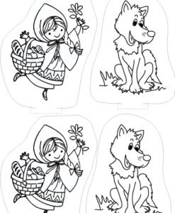 Chapeuzinho vermelho e lobo