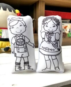 Tecido menino e menina Oktoberfest