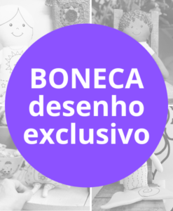 Tecido BONECA com estampa EXCLUSIVA