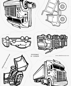 Tecido TRANSPORTES PESADOS (coleção 2)