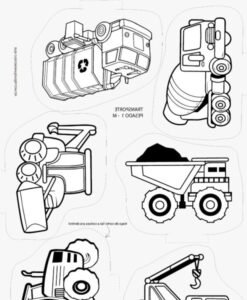 Tecido TRANSPORTES PESADOS (coleção 1)