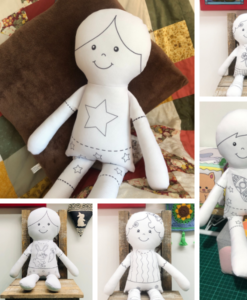 Curso BONECA de colorir