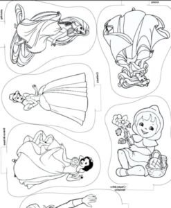 Tecido princesas coleção 1 (6M)