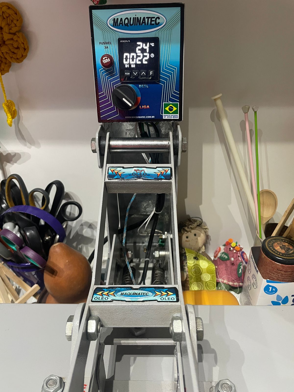 Prensa sublimática plana 40 x 60 (220 v) - Imagem 6