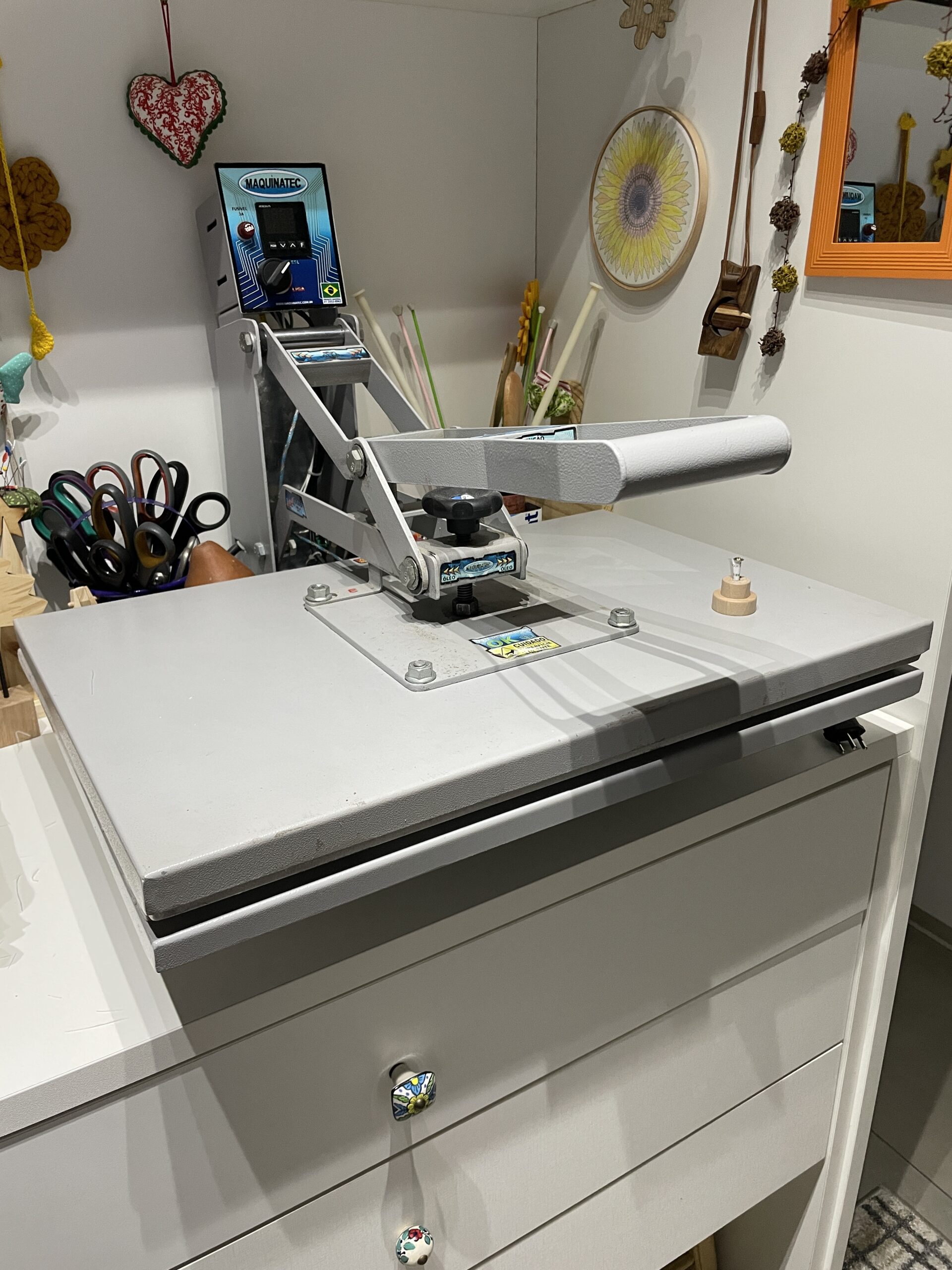 Prensa sublimática plana 40 x 60 (220 v) - Imagem 2