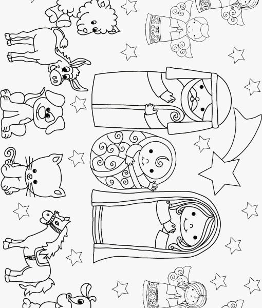 Tecido Natal-Presépio - painel