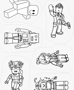 Tecido Roblox (coleção com 6)