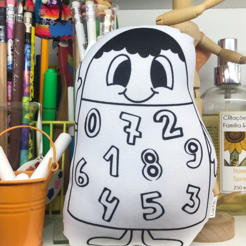 Tecido boneco NÚMEROS