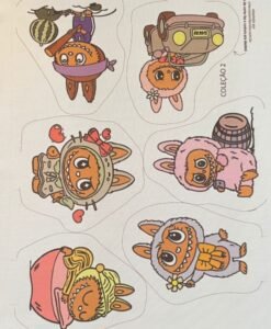Coleção Labubu (colorida)